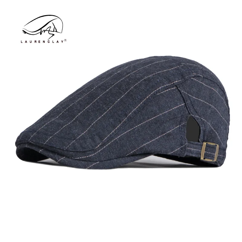 Newsboy Hats for Men Women Cotton Flat Cap Adjustable Breathable Scally Beret Gatsby Cabbie Driving Hunting Caps