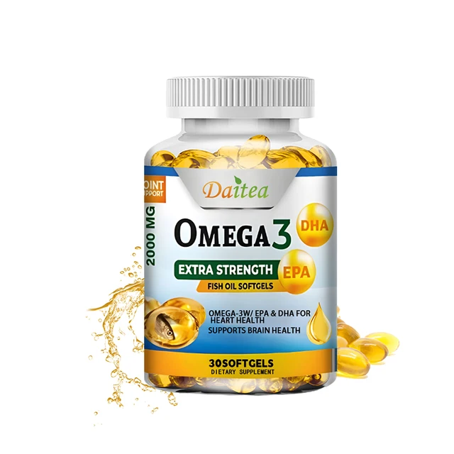 Omega3 Fish Oil Rich In DHA and EPA, Improve Bad Mood, Relieve Stress