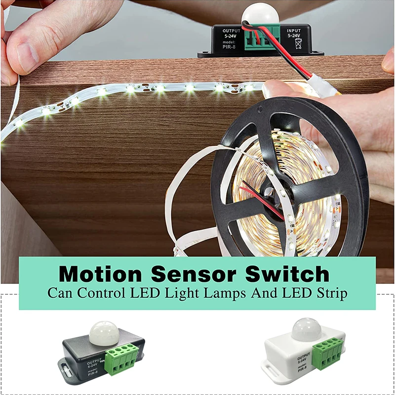 Dc5V 12V 24V 6A Sensore Pir Rilevatore Di Movimento A Infrarossi Interruttore Della Luce Di Rilevamento Del Movimento Del Corpo Controller Pir Per Luc