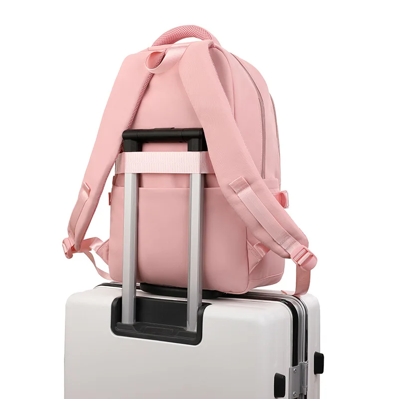 حقائب ظهر مدرسية لطلاب الجامعات والثانوية   حقائب مدرسية لتقويم العظام من النايلون تقلل من عبء حقيبة مدرسية للفتيات