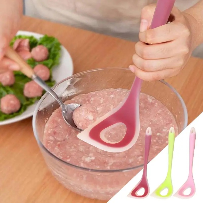Meatball Maker Tool Silicone Fish Ball Maker Manual Meat Baller Tongs Multifunctional Home Kitchen Meatball Tool