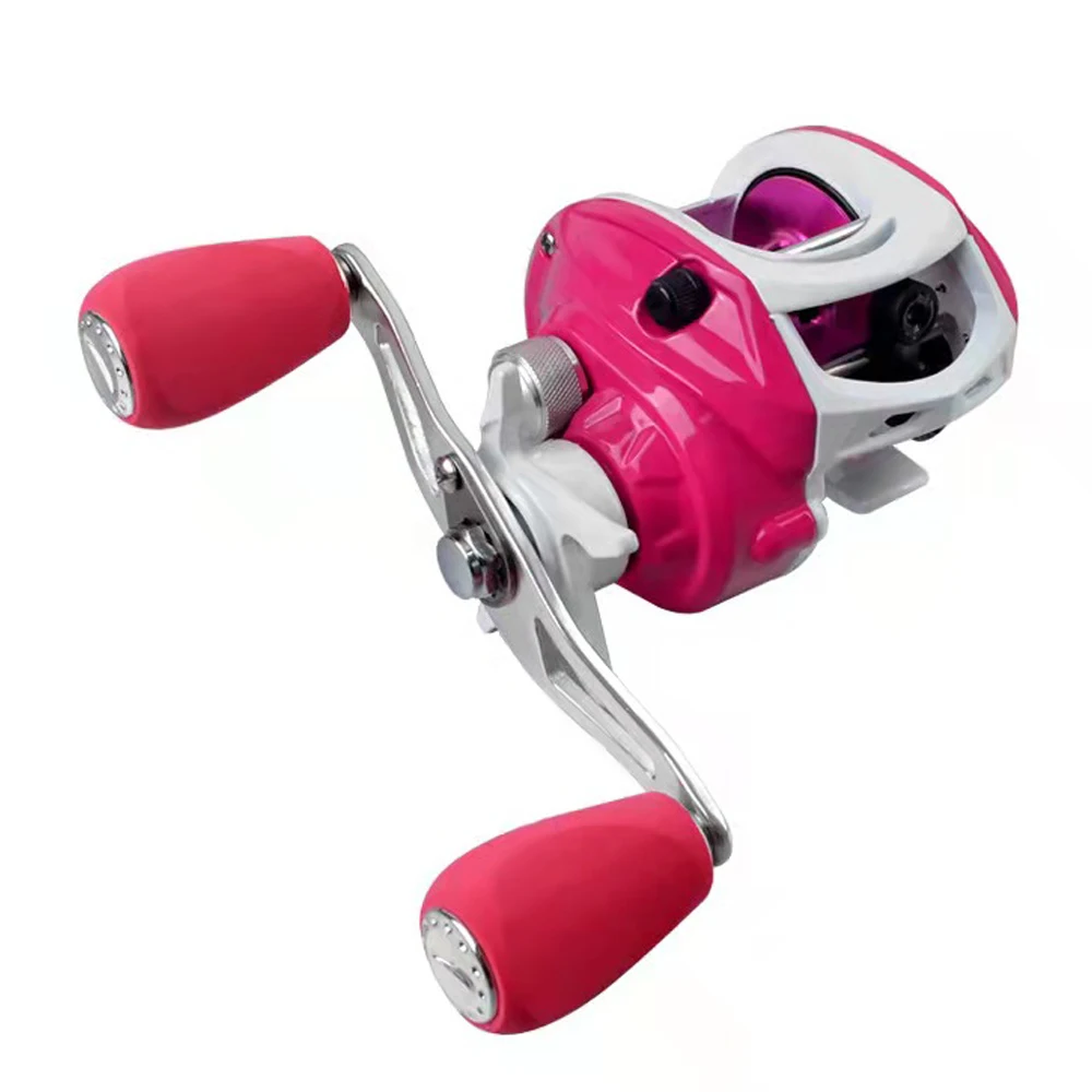 Ladies Fishing Baitcasting Reels, 6.41 Gear Ratio Smooth Baitcast Reel