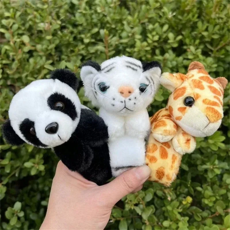 

Cartoon Slap Bracelet Animals Kids Stuffed Wristband Panda Tiger Baby Snap Plush Bracelets Decorative Children Gifts