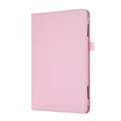 Premium PU Leather Folding Stand Tablet Case - 10.1 inch - Lenovo Tab 10.1 2025 (Pink)