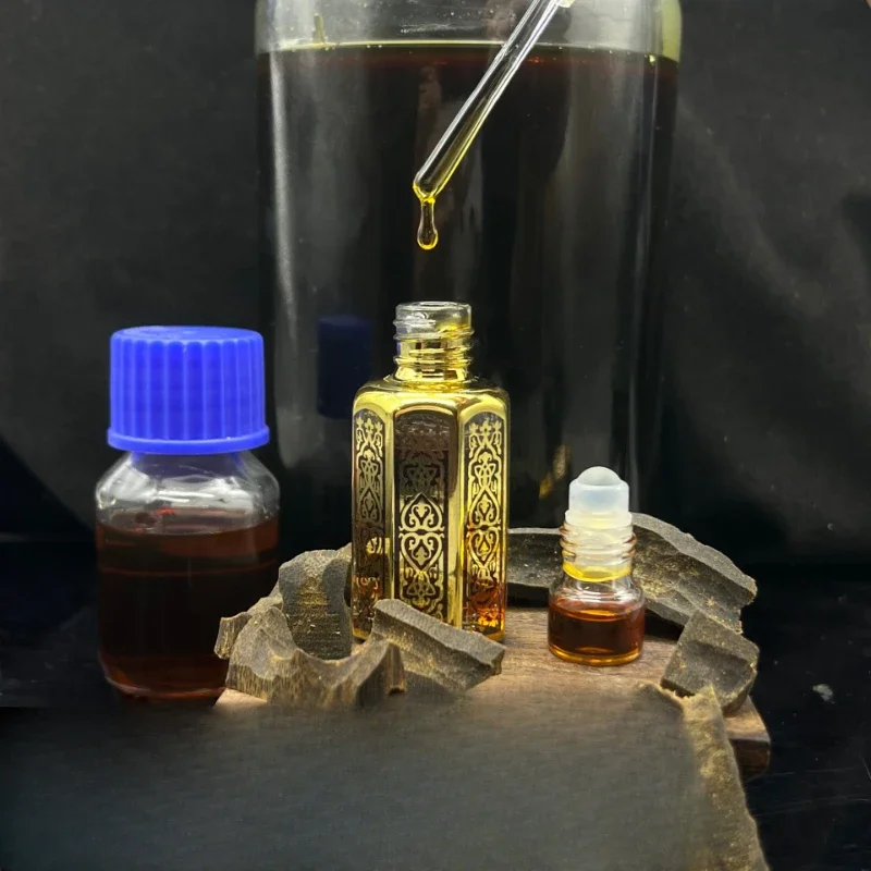 Baiqi Nan Essential Oil Agarwood Raw Material Extraction Pure Natural Process Purification Incense Smear Wrist Lasting Fragrance