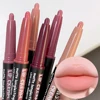 3D Matte Lipstick Lipliner Pencil Waterproof Lasting Outline Lips Contouring Smooth Nude Non-stick Cup Lipstick Crayon Cosmetics 1