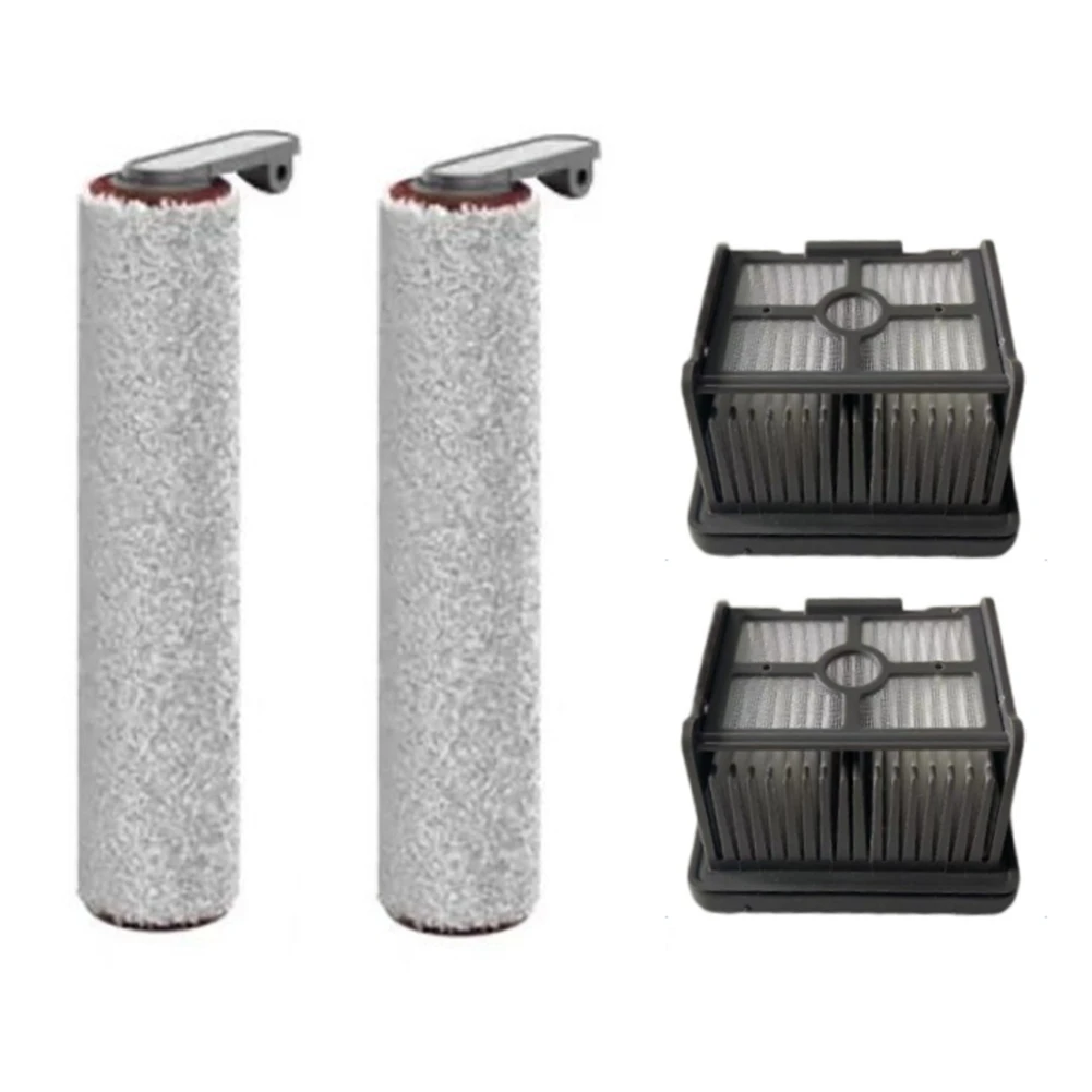 

4Pcs Parts for Dreame H12 Pro Washing Floor Machine Vacuum Cleaner Accessories Washable Hepa Filter Main Roller Brush