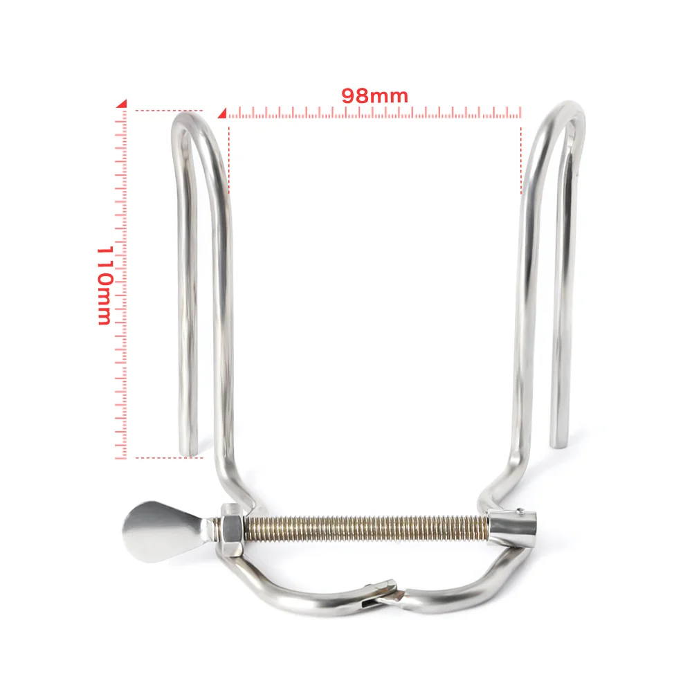 Extreme Vaginal Speculum Mirror Adult Metal Anus Pussy Dilator Anal SM toy For Woman butt Expansion Device Дилдо