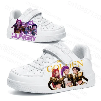 Hot Selling KPop Demon Hunters Children shoes boys girls 3D Printing Solid color sole durable Commuting shoes Christmas gift 1