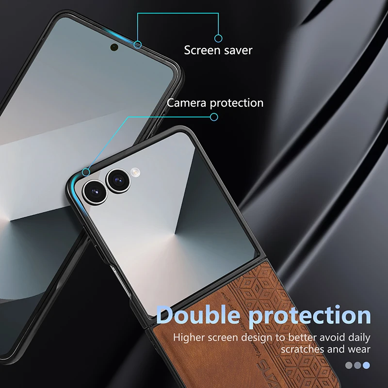 Retro Style Business Flip Phone Case Cover