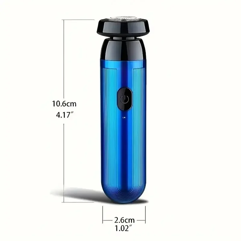 Electric shaver replacement kit USB rechargeable men's one-click convenience for home airplane travel portable easy to use