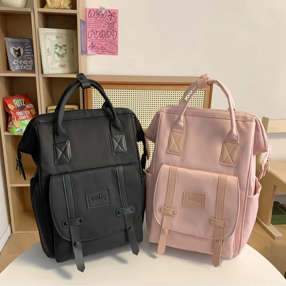 Nylon Mommy Backpack Large Capacity Anti Splash Water Baby Diaper Bag Multifunctional Wear-resistant Mommy Shoulder Bag Travel