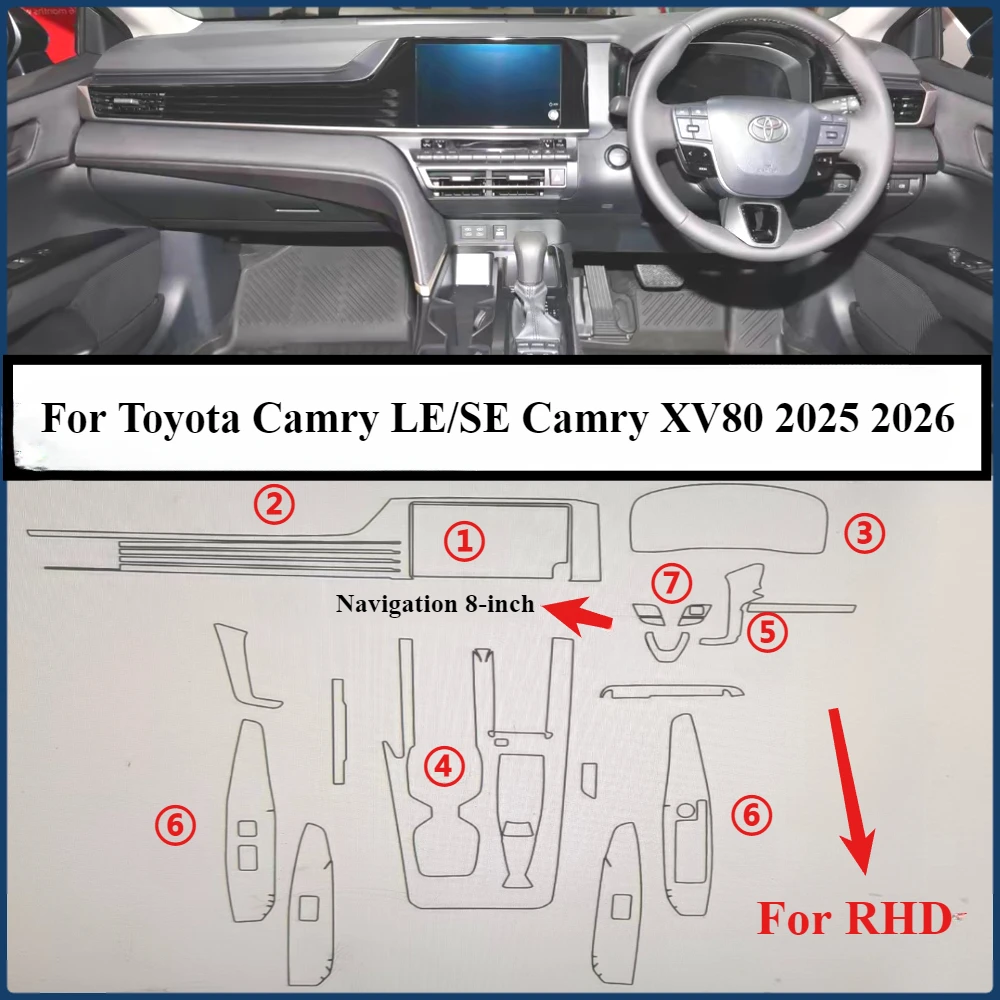 B For RHD GPS 8-inch