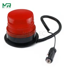  N-5095 12V/24V with cigar lighter Signal Warning light  Rolling  LED Flashing Emergency lights Beacon Lamp with Magnetic Mounted 