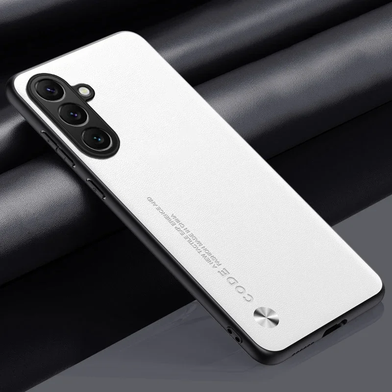 Luxury PU Leather Shockproof Phone Case - Full Protection Back Cover