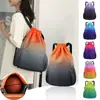 Sports Backpack Gradient Color Drawstring Design Large Capacity Travel Bag for Gym Yoga Fitness Outdoor Activities 1