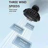 Rechargeable Portable Electric Fan 720° Rotating Hanging Clip Fan Night Light Air Cooler Outdoor Camping Small fans ventilador 2
