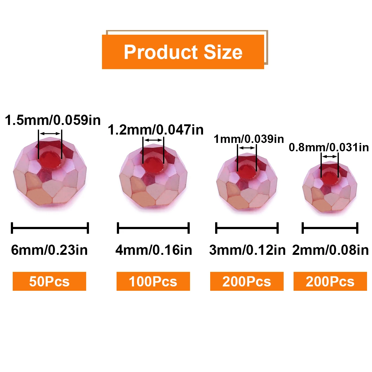 Luxurious Deep Red Austrian Crystal Glass Beads - Flat Round Loose Beads