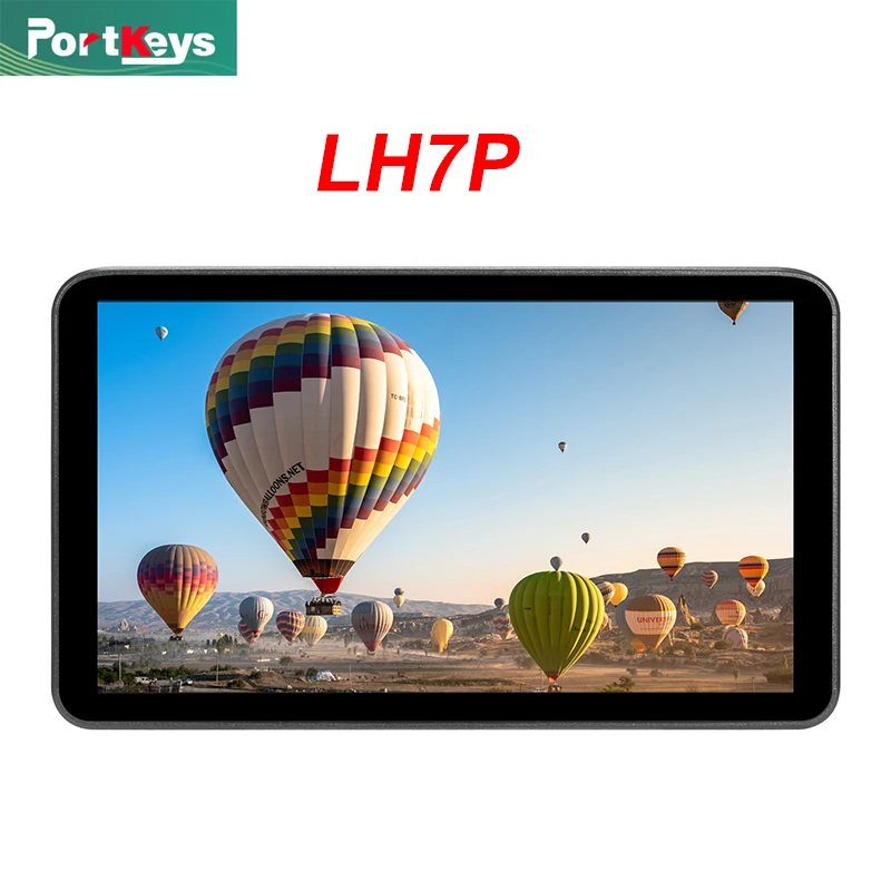 Portkeys LH7P 7 Inch Monitor Wireless Camera Control 4K HDMI-compatible Touch Screen 3D LUT Sony A7C BMPCC 4K 6K