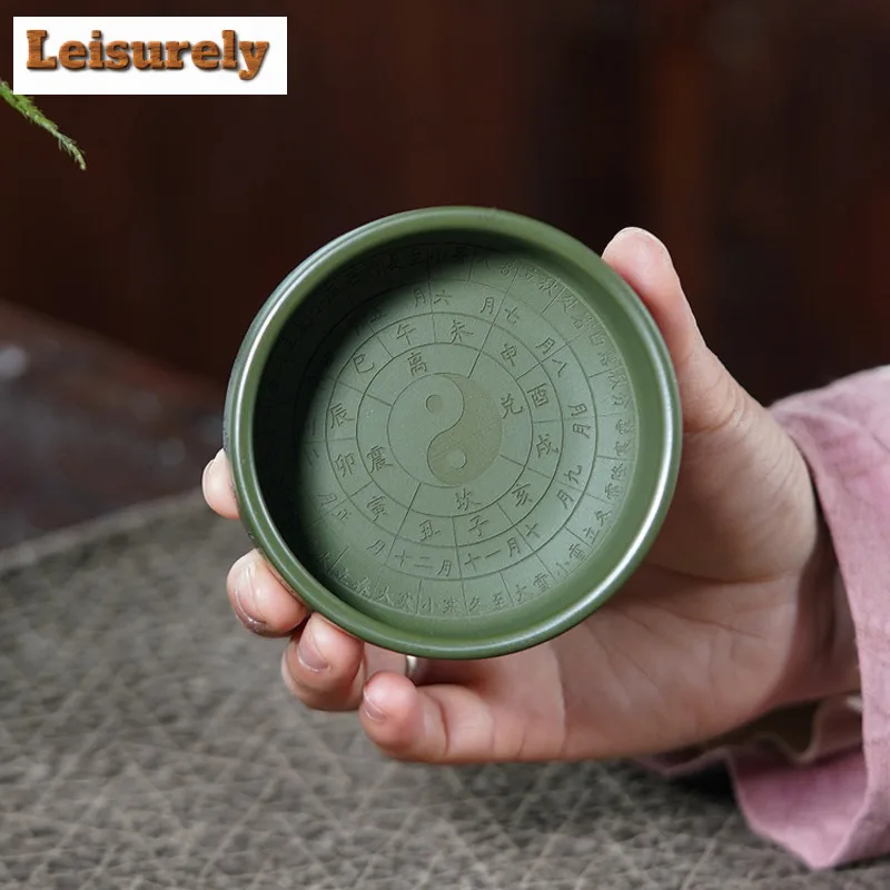 130ml Yixing Purple Clay Twenty-four Solar Teacup Elegant Tea Bowl Single Cups Tea-tasting Smelling Cup Jianzhan Master Cups Cha