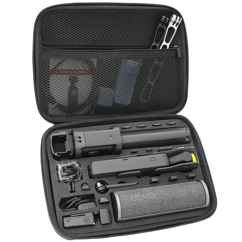 Description Picture 2 of itemPortable Case Gimbal Camera Filter Wide-angle Lens Selfie Stick Storage PU Waterproof Bag for DJI Osmo Pocket 2 Accessories