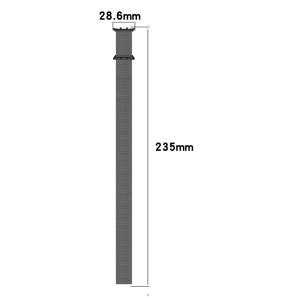 Magnetic Loop Stainless Steel Watchband Bracelet Strap