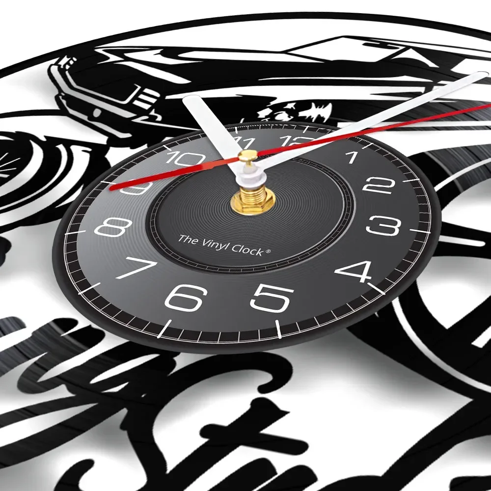 Orologio da parete con disco vinile lavorato a mano Parrucchiera centro estetico - La Cornice articoli da regalo