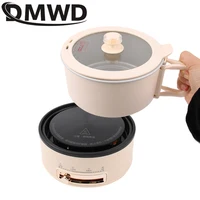 Cuiseur à riz électrique multifonctionnel Portable de voyage, chaudière à nouilles, marmite chaude fendue, poêle à soupe pliable, poêle à frire 3