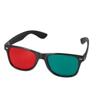 1 pièces cadre noir rouge bleu vert lunettes 3D pour dimensionnel anaglyphe TV film DVD jeu et pour amblyopie formation lunettes 4