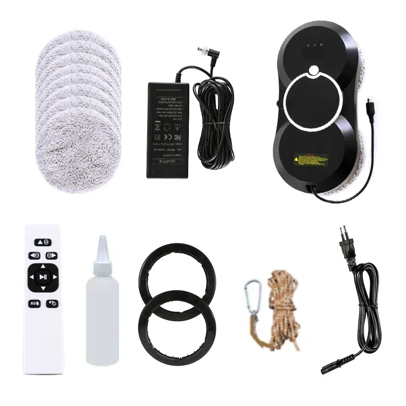Intelligent Water Spray Window Cleaning Robot Brushless Motor Glass Cleaner Spray Type Window Cleaning Robot 6