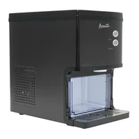 Countertop Nugget Ice Maker Dispenser Chewable Cubes 33lb Capacity Convenient Stainless Steel Easy Touch Controls Filtered Water 1