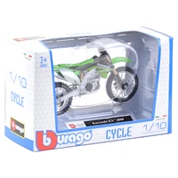 Bburago 1:18 Kawasaki KX 450F Die Cast Vehicles Collectible Motorcycle Model Toys 2