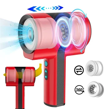 Double Strapon Automatic Masturbator No Hands Cup Porn Toys 2023 Electronic Vaginass Enlargement Male Masturbrator Pusy Toys