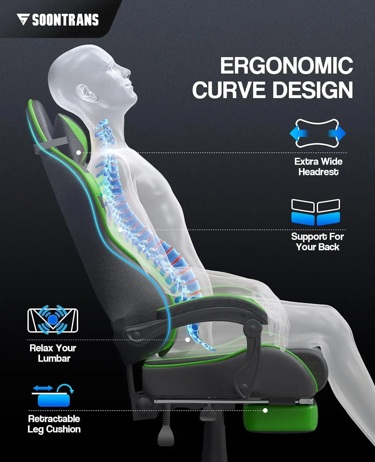 Gaming Chair Ergonomic Design