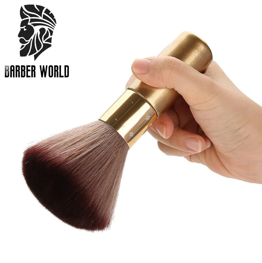 Shaving Powder Soft Hair Brush Professional Hairdressing Neck Duster Clean Haircut Salon Barber Tool Accessories air blowing ball gadgets dust blower mini pump cleaner for camera lens cleaning mobile phone tablet circuits clean repair tool