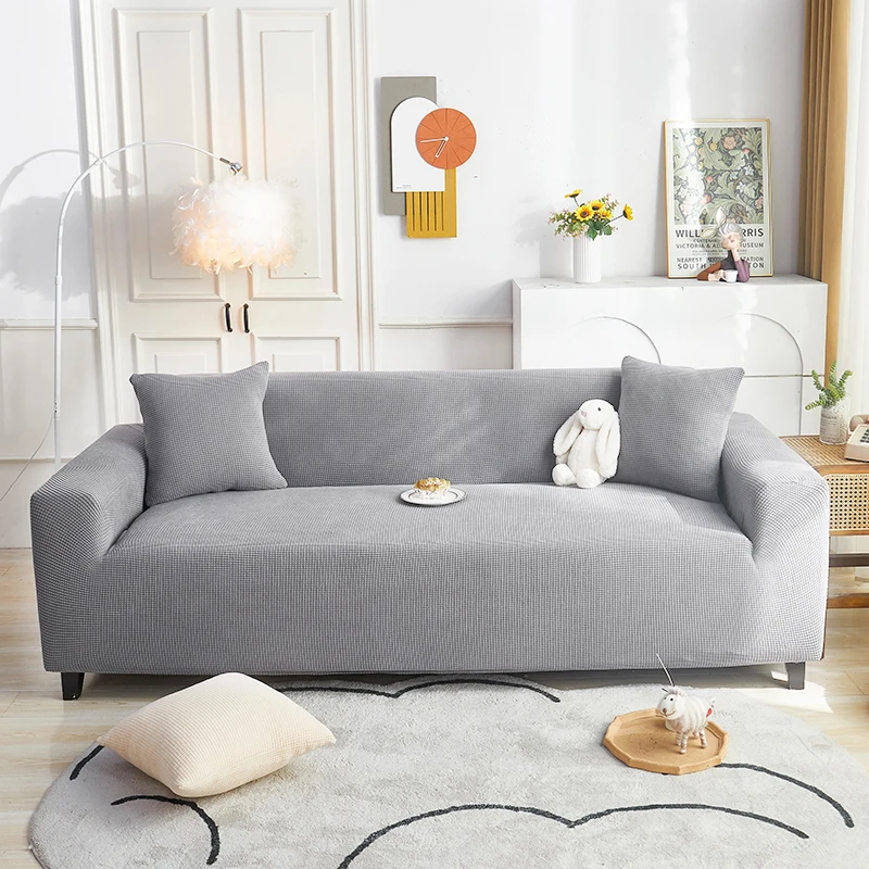 Elastic Sofa Cover, Non -slip Jacquard Sofa Pad,Plaid Fabric Sofa Mat, Sofa Cushion For All Seasons, Sofa Covers For Living Room 6
