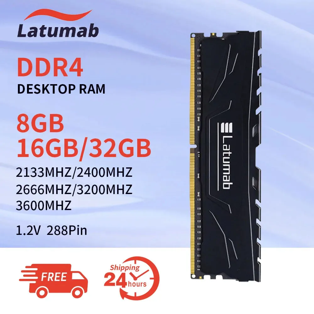 Barette de mémoire vive 8GO DDR4 DIMM 3200 MHz