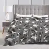 Bull Terrier Soft Durable Blankets Pet Gray Camping Bedding Throws Winter Funny Design Flannel Bedspread Sofa Bed Cover 4