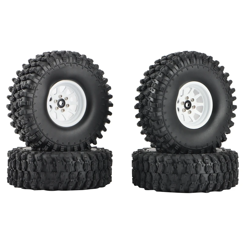 INJORA 4Pcs 1.9 Beadlock Aluminum Wheel Rim For 1/10 RC