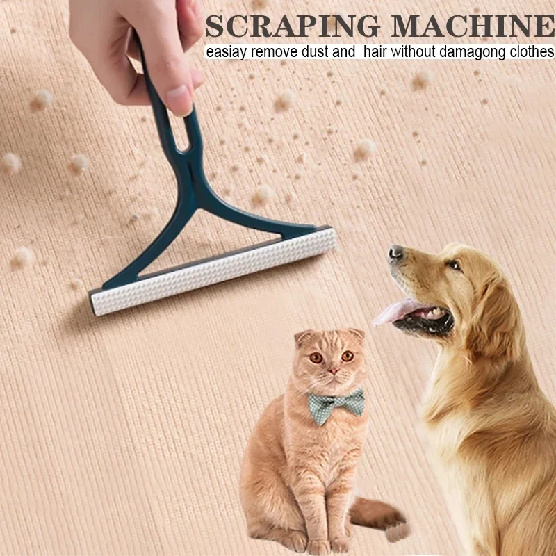 

Pet Sticky Hair Scraper Lint Remover Portable Fuzz Fabric Shaver for Carpet Woolen Clothes Pet Cat Hair Manual Shaver Brushes