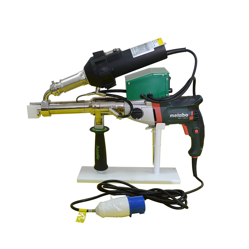 

HDPE PP Liner Hot Air Extrusion Welder Plastic Hand Extruder Welding