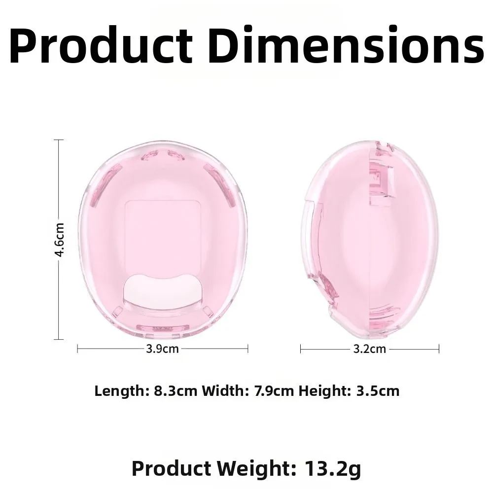 Transparent Protective Case Dustproof Anti-Scratch Hard Shell Full Coverage Crystal PC Clear Cover for Tamagotchi Nano