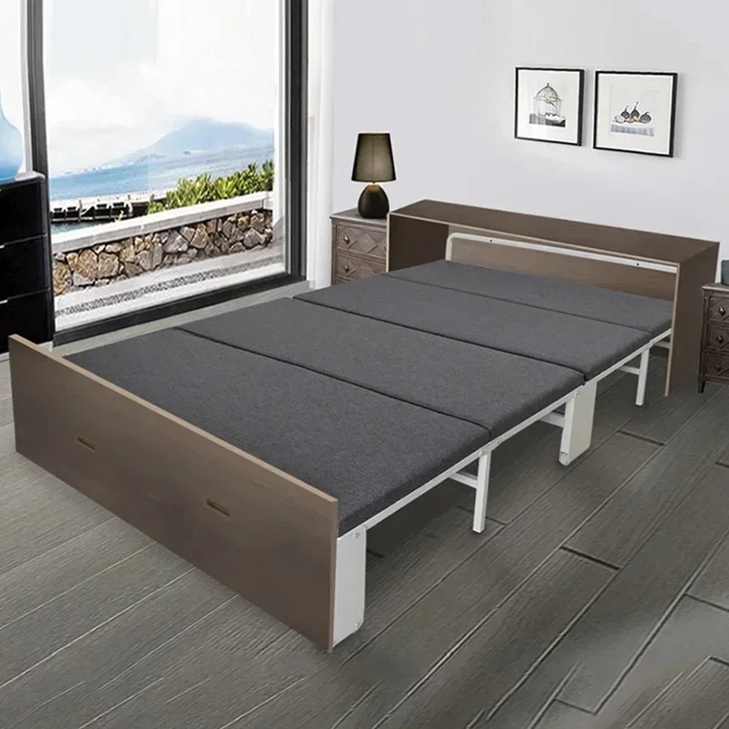 Metal Multifunctional Beauty Bed Living Room Day Adults Cheap Bed Frame Nordic Space Saving