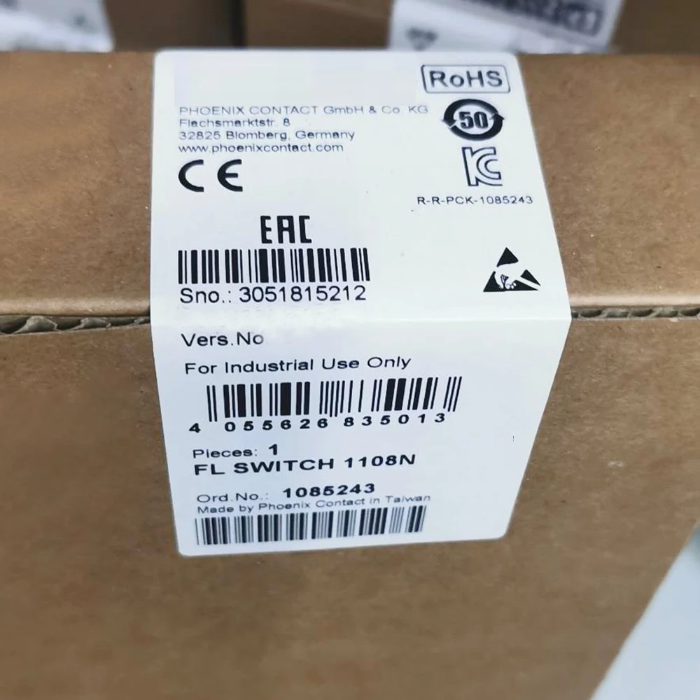 1085243 For Phoenix Industrial Ethernet Switch FL SWITCH 1108N 4 1085243 For Phoenix Industrial Ethernet Switch FL SWITCH 1108N - Image 2