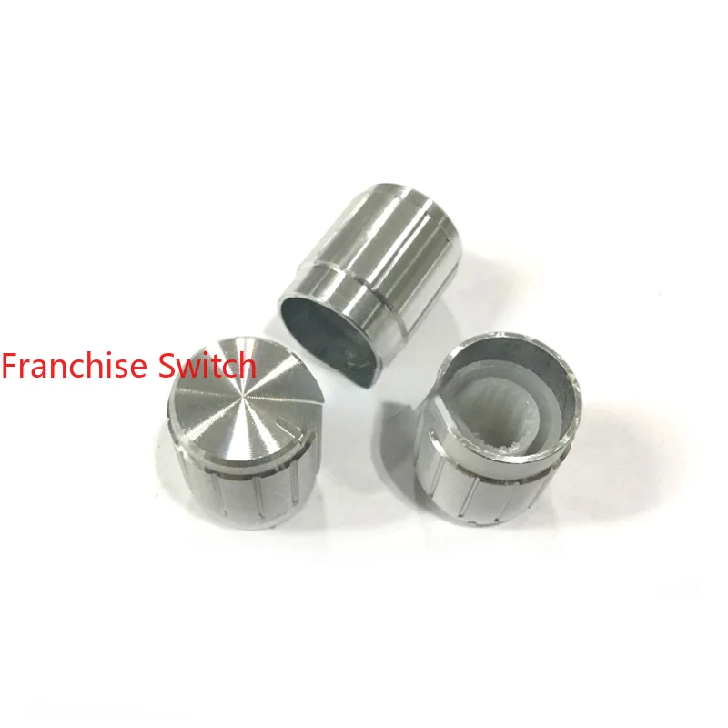 10PCS High-grade Workmanship Fine Potentiometer Encoder Switch Cap 13*16.5MM Aluminum Alloy Knob Flower Shaft Hole