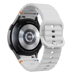 Premium Silicone Sport Band for Galaxy Watch - Versatile and Durable Strap Bracelet (Light Gray)