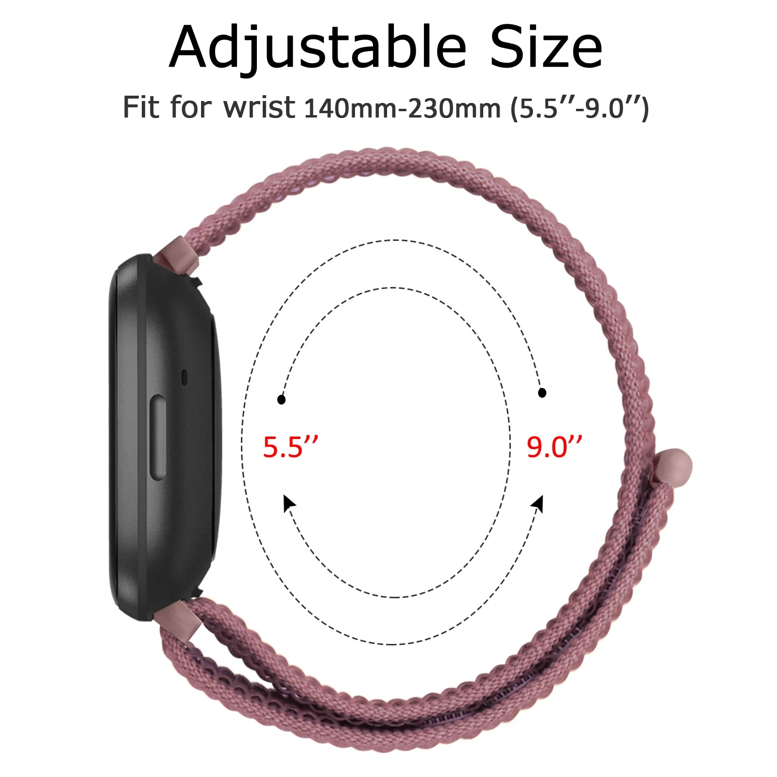 Breathable Soft Nylon Sport Watch Band - Premium Wristband Replacement