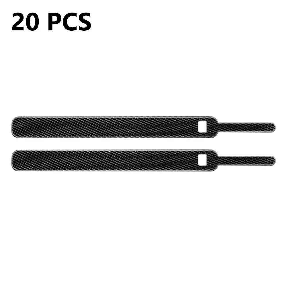 USB 케이블 와인더 정리함 홈 하네스 마감 고정 케이블, 컴퓨터 전원 와이어 타이 케이블 관리 이어폰, 10 개, 20 개, 40 개, 80 개