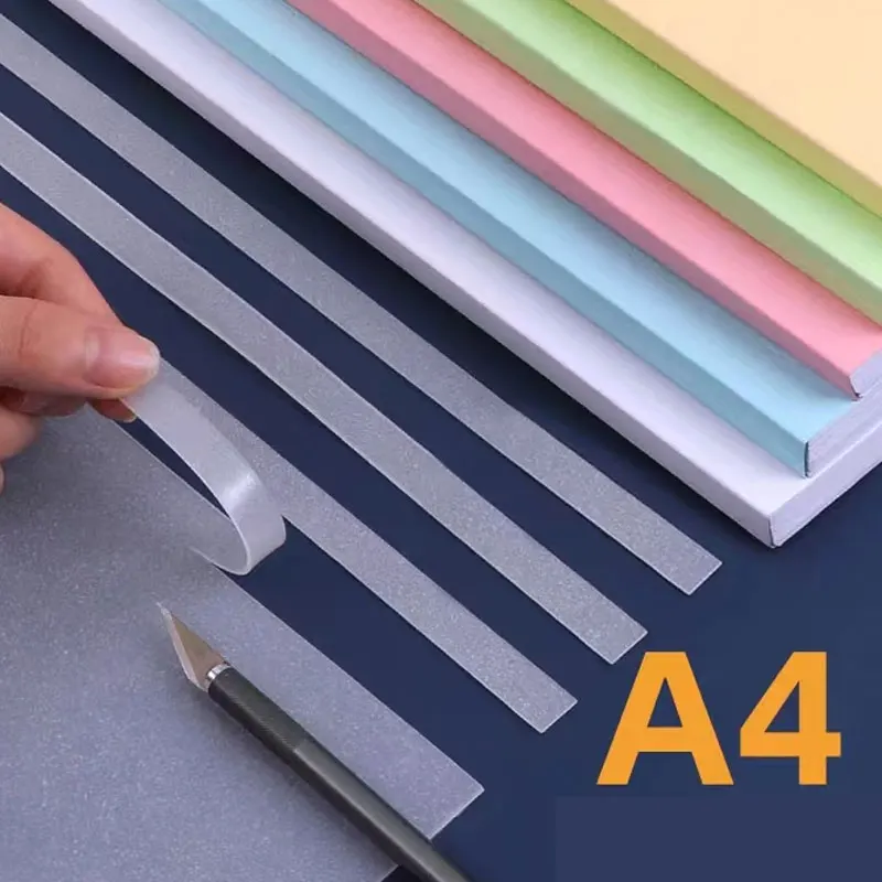1 Sheet A4 Croppable Hot Melt Binding Machine Glue Strip Film Contract Envelope Hot-Melt Binding Seal Office Binding Supplie