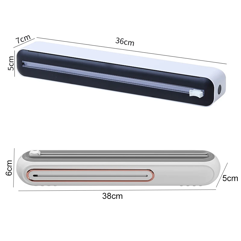Film Cutter Plastic Wrap Dispenser Tin Aluminum Foil Dispenser Cutter Suction Cup Adjustable Household Kitchen Food Storage cling wrap dispenser food film dispenser plastic wrap cutter cling film cutter kitchen wrap dispenser plastic wrap dispenser
